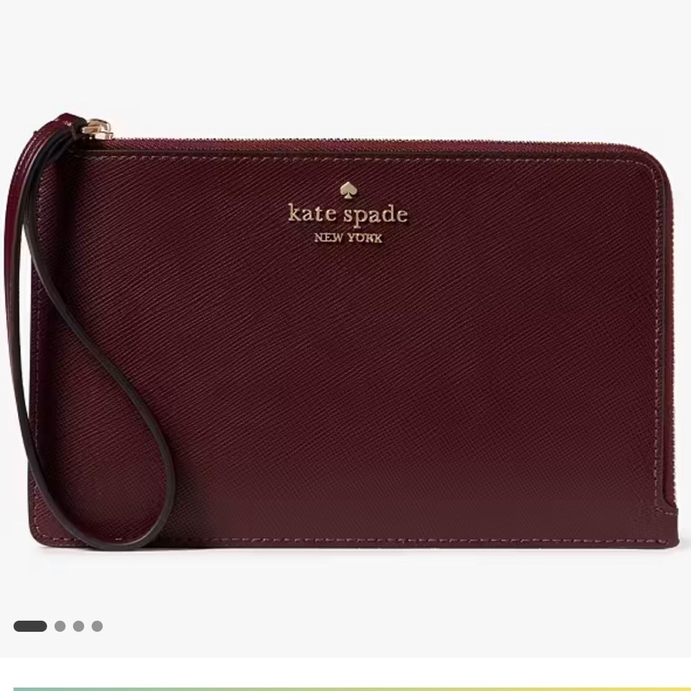 AUTHENTIC Kate Spade Staci wristlet - Deep Berry